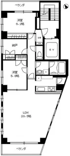 ALICE南麻布【3階】の間取り