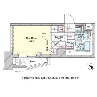 シェル品川戸越【2階】の間取り