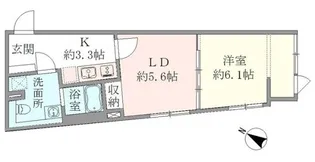 HTピア赤坂【5階】の間取り