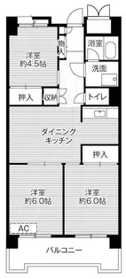 ビレッジハウス品川八潮タワー1号棟【3階】の間取り