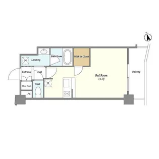 スタイリオ品川大井パークフロント【3階】の間取り