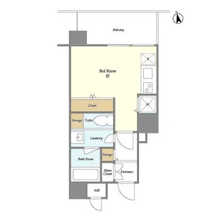 エルスタンザ白金台【2階】の間取り