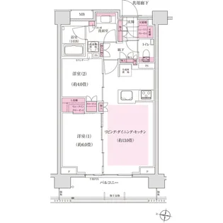 ディームス東陽町【5階】の間取り