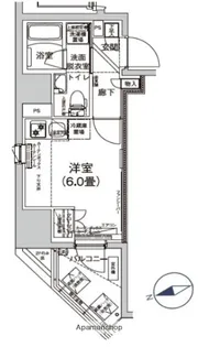 アイルグランデ南大井【4階】の間取り