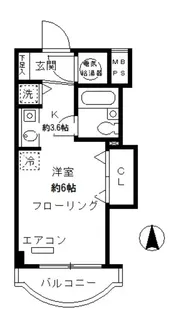 シロス蓮沼【3階】の間取り