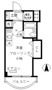 シロス蓮沼【4階】の間取り