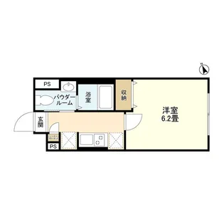 ウェルスクエアイズム馬込【2階】の間取り