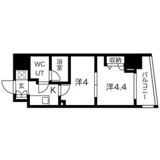 スパシエ蒲田グランドタワー【13階】の間取り