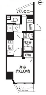 サニークレスト蒲田WEST【5階】の間取り