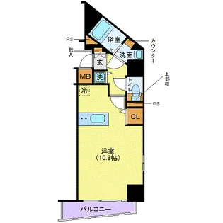メイクスデザイン西麻布【1階】の間取り