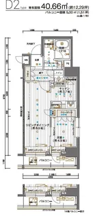 メインステージ神田須田町【12階】の間取り