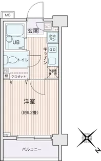 エコロジー都立大学レジデンス【7階】の間取り