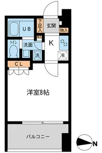 サンフル押上Ⅰ【0303号室】の間取り