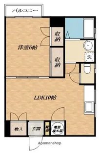 仲六マンション【2階】の間取り