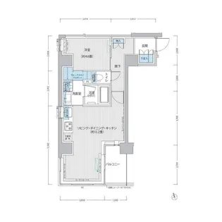 RODIA日本橋茅場町【1階】の間取り