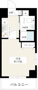 HY’S DILETTO【5階】の間取り