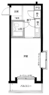 メインステージ久が原【303号室号室】の間取り