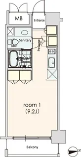 カスタリア芝公園【7階】の間取り