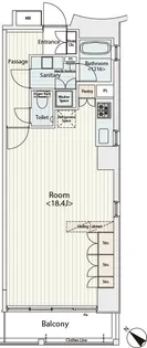 カスタリア八丁堀【4階】の間取り