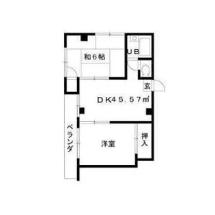 セブンハイツ【3階】の間取り