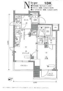 スカイコート蒲田壱番館【8階】の間取り