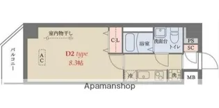 グランジット梅屋敷【2階】の間取り