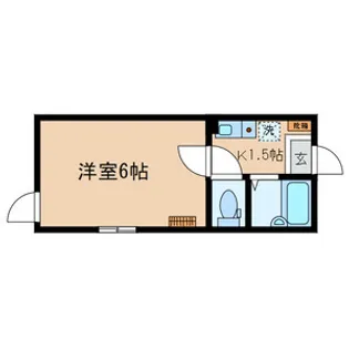 マーレ大森町【1階】の間取り