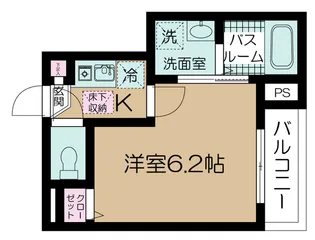 フェリーチェ梅屋敷II【1階】の間取り