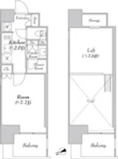 カナルフロント芝浦【11階】の間取り