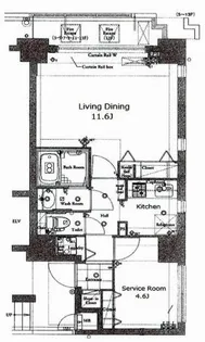 グラントゥルース神田岩本町【12階】の間取り