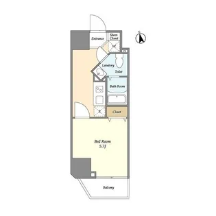グランカーサ大森海岸【8階】の間取り