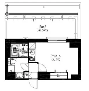 エスティメゾン戸越【608号室号室】の間取り