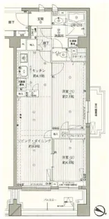 コスモリード西馬込【2階】の間取り
