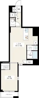 TRADIS浅草橋【7階】の間取り