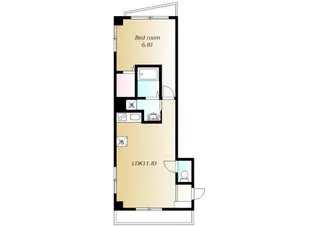 リリックス【201号室号室】の間取り