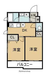 モント中馬込【2階】の間取り