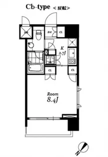 チェスターコート御茶ノ水【4階】の間取り