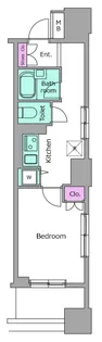 レジディア日本橋馬喰町【2階】の間取り