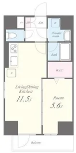 カリーノ鳥越【7階】の間取り