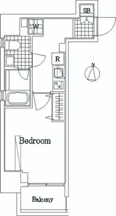 ザ・レジデンス・オブ・トーキョーH20 サウスタワー【9階】の間取り