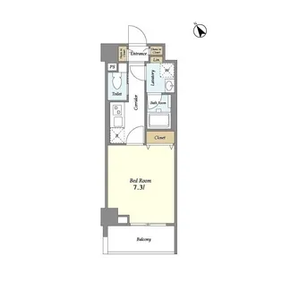 LIEN西五反田【5階】の間取り