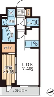 アジールコート西馬込Ⅱ【1階】の間取り
