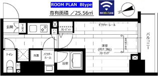 1Kの間取り画像