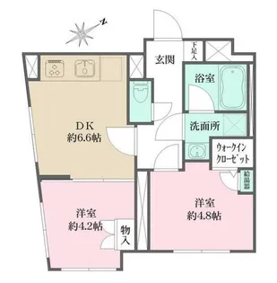 FIKA大井町【5階】の間取り