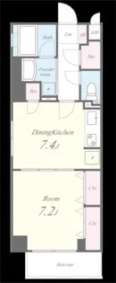 シャルマンドミール(江東区)【2階】の間取り