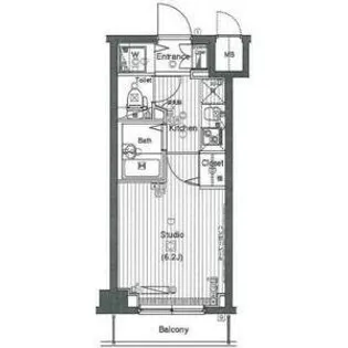 ガーラ大井町ゼームス坂上【2階】の間取り