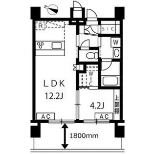 アジールコート池上【5階】の間取り