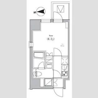 プレミアムキューブ大森本町【7階】の間取り