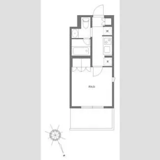 アジールコート東大井【4階】の間取り