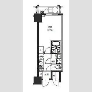 SーRESIDENCE駒込六義園【4階】の間取り